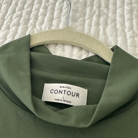 Aritzia Babaton Contour Mockneck Tank Sencha Green - Picture 4 of 6